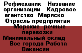 Рефмеханик › Название организации ­ Кадровое агентство "Мариско-2" › Отрасль предприятия ­ Морские, речные перевозки › Минимальный оклад ­ 1 - Все города Работа » Вакансии   . Башкортостан респ.,Баймакский р-н